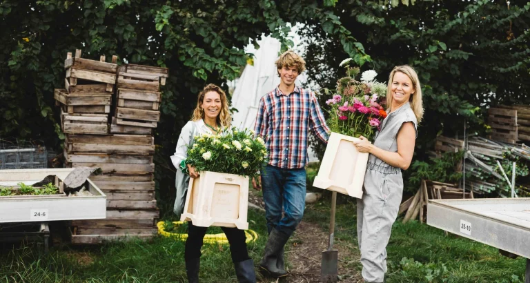 Wilderful, the Netherlands’ premier platform for organic flowers, delivers seasonal blooms to consumers, working with local growers and florists. (Photo: Iris Duvekot) 